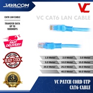 VC CAT 6 LAN Cable Patch Cord UTP (1m / 2m / 3m / 5m / 10m / 15m / 20m / 25m / 30m / 40m / 50m)