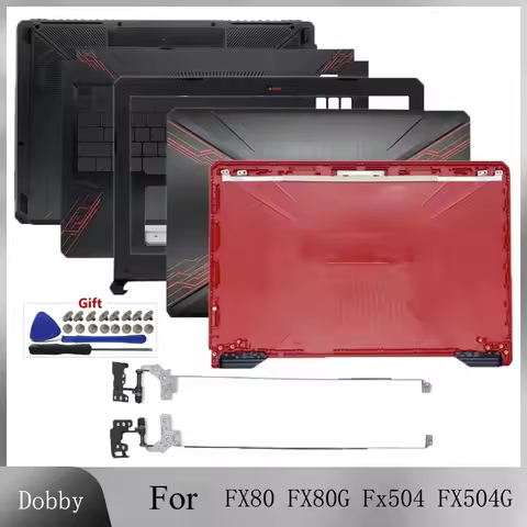 New For Asus FX80 FX80G FX80GD Fx504 FX504G FX504GD FX504GE LCD BACK COVER/LCD Bezel/Palmrest upper 
