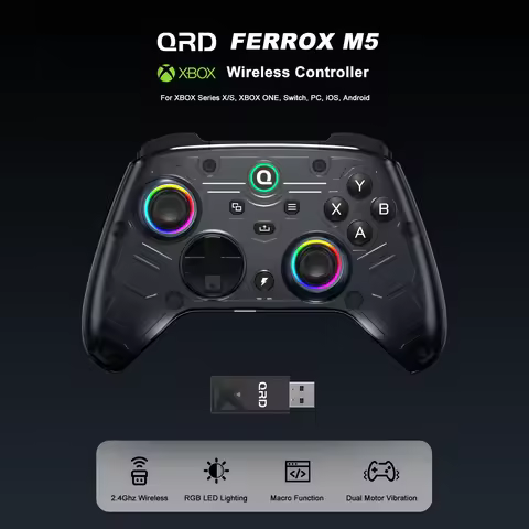 QRD FERROX M5 2.4Ghz Xbox Gaming Controller Wireless Gamepad for Xbox Series X/Xbox Series S/Xbox On