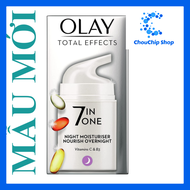 Kem dưỡng ẩm ban đêm Olay Total Effects 7-in-1 Anti Ageing Night Firming Moisturiser Niacinamide Vit