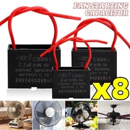 CBB61 Fan Starting Capacitor - Ceiling Fan Range Hood Driver - For Ceiling/Exhaust Fans - 1.5-2.5uF 