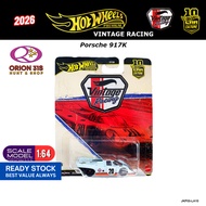 Hot Wheels 2026 Premium Car Culture Vintage Racing Porsche 917K JKF03-LA10 Gulf Racing Blue
