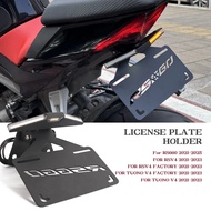 Foldable License Plate Holder For Aprilia RS660 Tuono 660 V4 RSV4 1100 Factory Motorcycle Tail Tidy 