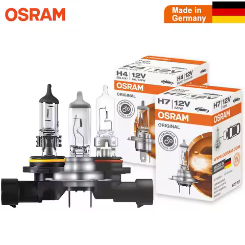 OSRAM H1 H3 H4 H7 H11 9005 9006 Headlight Lamp H8 H9 H16 HB3 HB4 Original White Fog Lamp Car Halogen