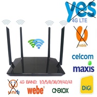 4G Router 300Mbps Wireless Wifi 3G/4G LTE Mobile Routers Unlocked Global Hotspot Wi fi Router With Sim Card