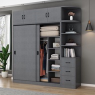 Wardrobe sliding door anti jump cabinet clothes/Sliding door 2, sliding door -3 feet x 6 feet 衣柜滑动门