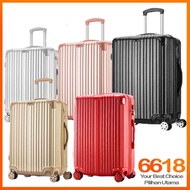 Beg Bagasi Kembara Rekaan Biasa 20inch 24inch Bahan ABS Beg Bagasi Beg Bagasi Roda Spinner Sarung Ke