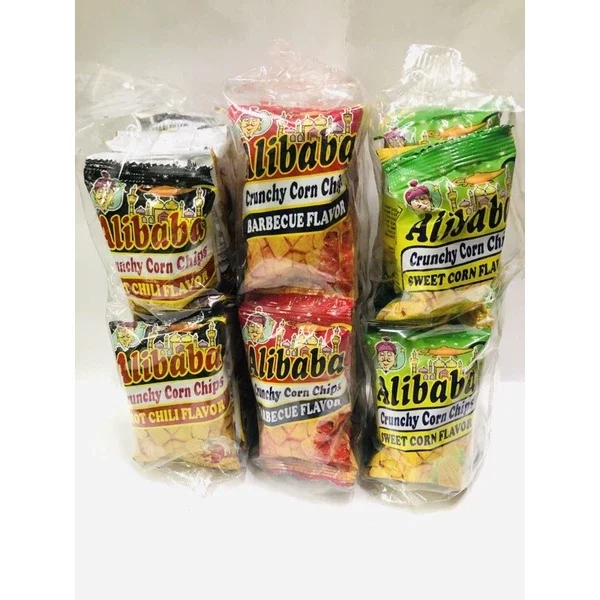 CN House Of Treats 5packs Alibaba Alibaba Crunchy Corn Chips Sweet Corn BBQ Alltime Favorite Kutkuti