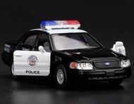 補貨中1/42 金屬模型迴力車 kinsmart 福特  Ford Crown Victoria  皇冠 維多利亞 警車