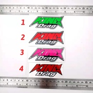 MOTOR STICKER "KING DRAG"
