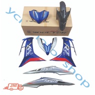 YAMAHA LC135 FI LC 135 FI 135LC FI V8 DOCTOR NEW DESIGN BODY COVER SET COVERSET STICKER TANAM BLUE C