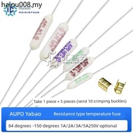 AUPO AUPO Resistive Thermal Fuse 84/115/125/135 Degrees 1A/2A/3A/5A250V