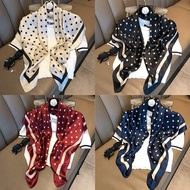 90cm Muslim tudung bawal Headscarf Hijab shawl satin turban anak tudung Silk Square Scarf 90x90cm Fa