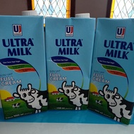 Susu UHT Ultramilk Ultra Milk 1000ml 1Liter Putih Full Cream Plain