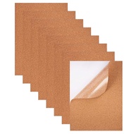 DIY Cork Board for Wall Floor Decoration 1mm Thickness 30 X21 cm Self-Adhesive Pack of 8 Cork for Wa