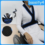 [ Wheelchair Seat Belt Non-Slip Wheelchair Fixing Belt Adjustable with Easy
