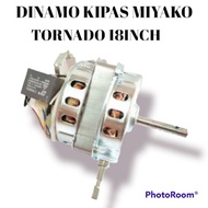 DINAMO MESIN KIPAS ANGIN WALLFAN DINDING BESI 18 INCH TORNADO MIYAKO