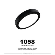 1058 12W/18W/25W ROUND LED SURFACE DOWNLIGHT (BLACK / WHITE) - Lightroom Gallery