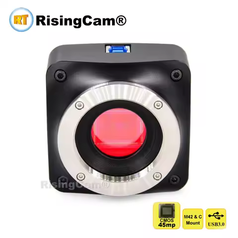 RisingCam High resolution 45mp imx294 1.4inch CMOS sensor USB3.0 digital microscope Camera for trino