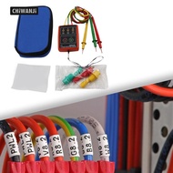 CHiWANji 3-phase Rotation Tester Circuit Finder Checker Meter System Instruments 3-phase Tester Phas