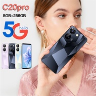 C20 Pro 5G Phone 5.5inch Smartphone 8GB RAM+256GB ROM Handphone Murah Wifi