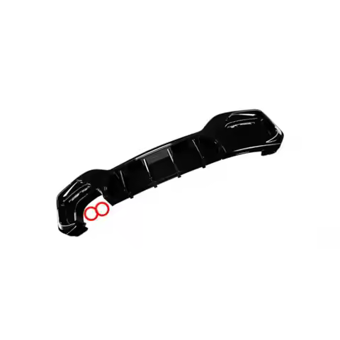 4 Fins Car Rear Bumper Diffuser Lip For BMW 1 Series F20 F21 M Sport 118i 120i 125i M135i M140i 2015