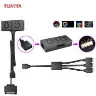 [Bilibili1] Fan Adapter Cable Extension Cable Power Supply Cable Transfer Hub Chassis PWM Case Fan S