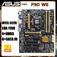 ASUS P9D WS 1150 Motherboard Intel C226 DDR3 SATA 3 USB3.0 HDMI server workstation For intel Xeon E3