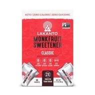 減!減!減! Lakanto Monkfruit Sweetener Classic 天然羅漢果白糖 – 獨立30包裝 (3g x 30包) 843076000020