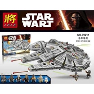 LELE 79211 STAR WART Millennium Falcon - Bricks Block Compatible