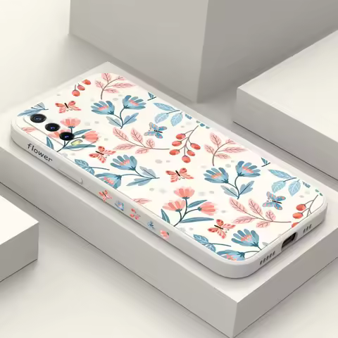 Sunrise Floral Case For VIVO Y20 Y20i Y20S Y30 Y33T Y35 Y76 Y22 Y11 Y12 Y12S Y15 Y21 Y21T V25E V25 V