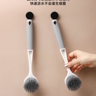 Long-handled pot scrubber pot brush kitchen pot brush artifa Long-handled pot brush pot Washing brush kitchen pot brush Tool Long-handled brush Decontamination pot brush Non-oily Easy to Clean No Lint 1.20