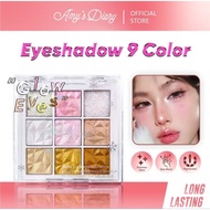 Amy's Diary 9 Color Super Pigmented Eyeshadow Palette Korean Look