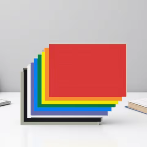 1PC 8 Color Rubber Magnetic Flexible Magnetic Sheet A4 Size 0.5mm Paper Magnetic Stickers Fridge Mag