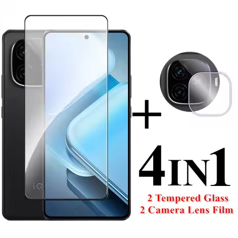 For iQOO Z9 Turbo Screen Protector 6.78 inch Full Cover Glass For iQOO Z9 Turbo Tempered Glass For V