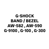 ORIGINAL G-SHOCK BAND & BEZEL FOR AW-582 / AW-590 / G-9100 / GW-9300 / G-100 / G-300 MODEL