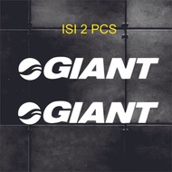 PUTIH Giant BIKE STICKER CUTTING STICKER - White