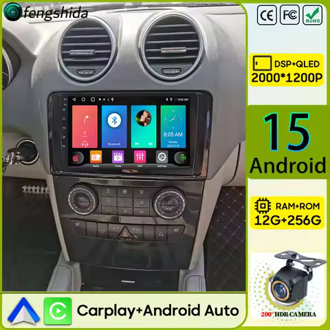 Car Radio Carplay For Mercedes Benz ML GL aW164 ML350 ML500 GL320 X164 ML280 GL350 GL450 GPS Android
