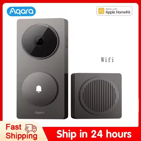 Original Aqara G410 Video Doorbell Smart Hub Gateway 2K WiFi 2.4GHz/5GHz Zigbee/Thread AI Face Recog