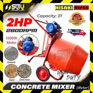 HISAKI / DEPRO 2HP 3T Concrete Mixer with Motor 1500W