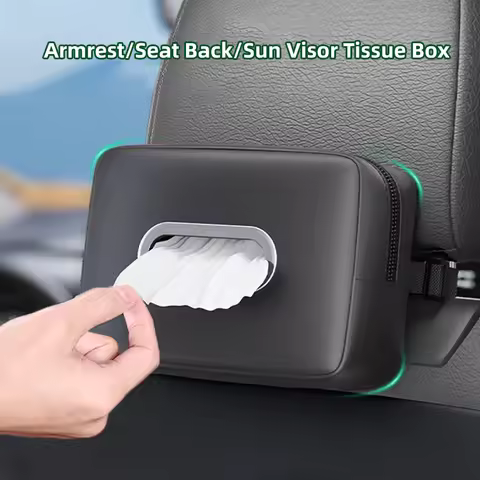 Car Tissue Box Holder for Honda nx500 Civic Accord CRV HRV Jazz Odyssey Center Console Armrest Napki