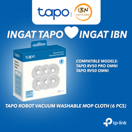 TP-Link Tapo RVA310 Robot Vacuum Washable Mop Cloth (6 Pcs)  For Tapo RV50 Pro Omni & Tapo RV50 Omni