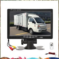 12V-36V 7inch Car Monitor 16:9 800x480 LCD Rearview Monitor with 2 Way Video Input for Rear View Cam