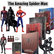 Mafex092 Miles Morales CT Symbiote Spiderman 2099 Action Figure Toys SHF Mafex 147 Miles Morales Spi