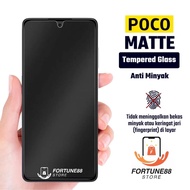 LAYAR Tempered Glass Matte Xiaomi poco C3 C31 C40 C50 C51 C55 C61 C65 F1 F2 F2 Pro F3 F3 GT F4 F4 5G