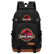 กระเป๋าหนังสือผ้าใบเด็กชายเด็กหญิงเด็กโรงเรียน Jurassic World Park ใหม่กระเป๋าผู้หญิงนักเรียนวัยรุ่นกระเป๋าสะพายเดินทางแล็ปท็อปผู้ชาย