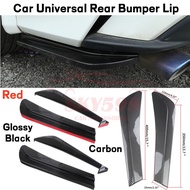 Car Universal Rear Bumper Lip Spoiler Diffuser Splitter Scratch Protector Durable Lightweight Color
