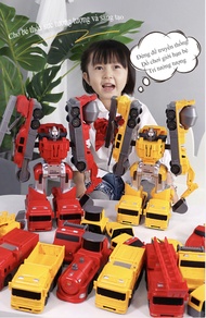 Euro Home Đồ chơi 7 ô tô ghép City Engineering Magnetic