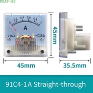 Analog DC Ammeter 91C4 Type 1A 2A 3A 5A 10A Pointer Meter for Electrical Control