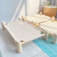Preferred Solid Wood Dog Bed Small Dogs Dog Bed Pet Bed off-Ground Summer Camp Bed Kennel Cat Bed Summer Cat Nest NIEP